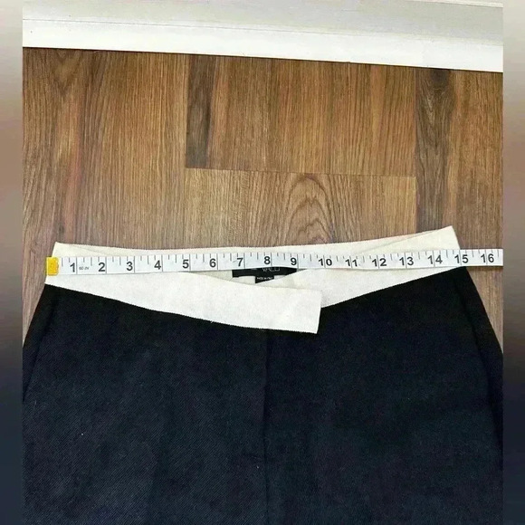 Giambattista Valli Womens Wool Silk Mid Rise Straight Leg Pants Trouser Black 30 - Picture 5 of 11